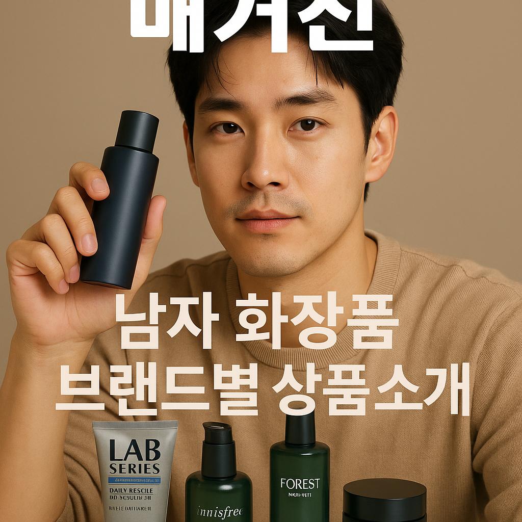 남자 화장품 소개