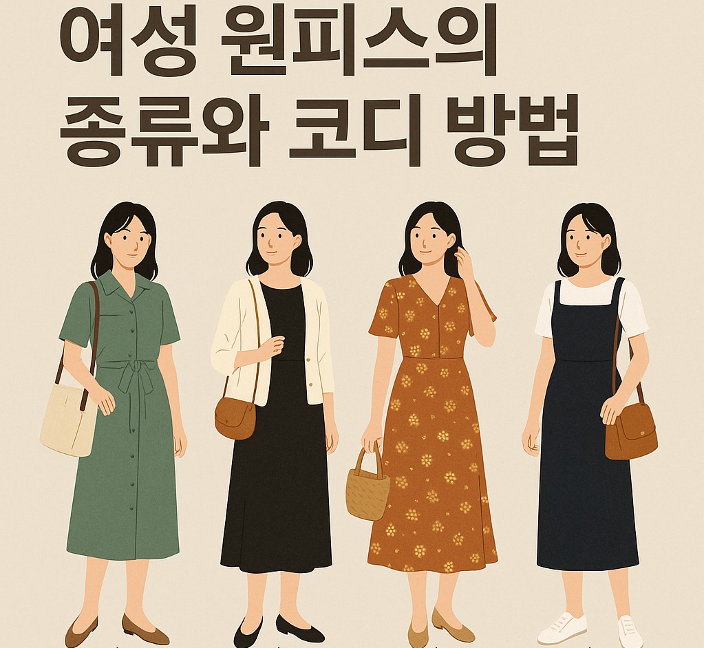 원피스의 종류와 코디방법